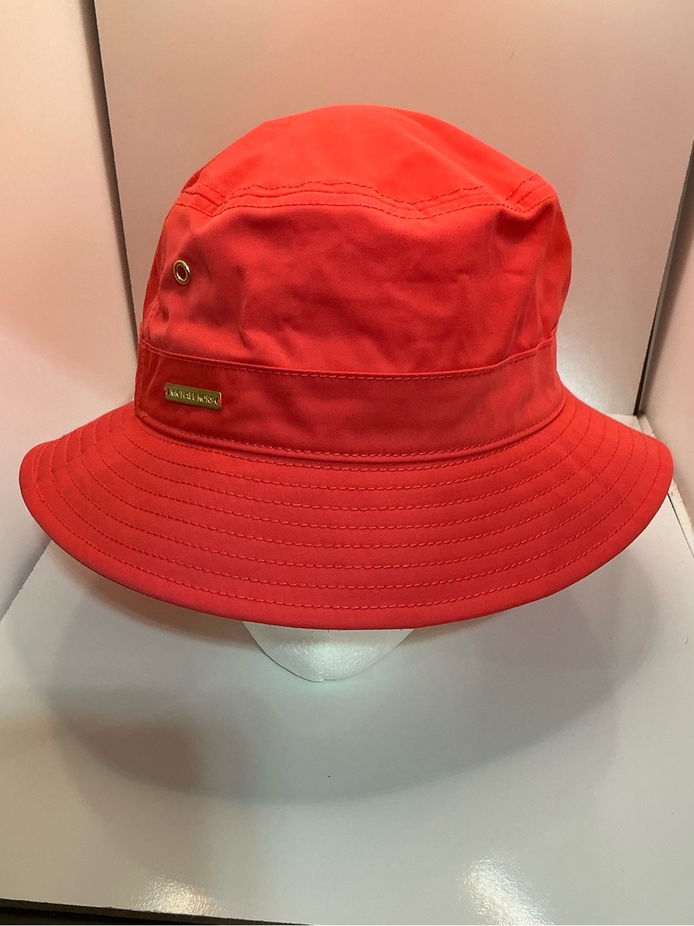 Michael Michael Kors Sea Coral Bucket Hat One Size NWT Sun Hat UPF Style